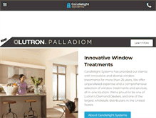 Tablet Screenshot of candlelightsystems.com
